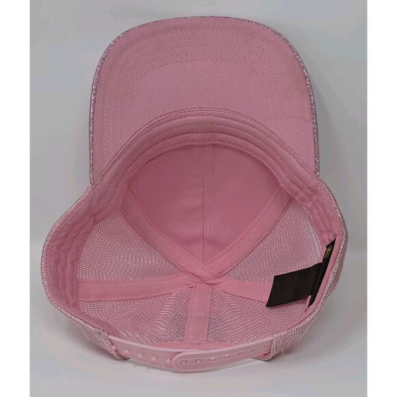 Genuine JOHN DEERE Pink Glitter Toddler Snapback Hat Baseball Cap Tractor Farm - Picture 7 of 10